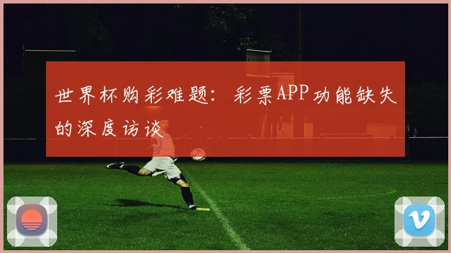 世界杯购彩难题:彩票APP功能缺失的深度访谈