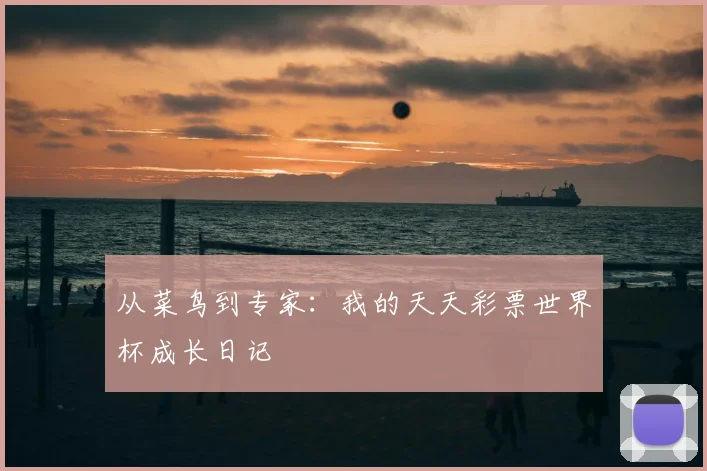 从菜鸟到专家：我的天天彩票世界杯成长日记
